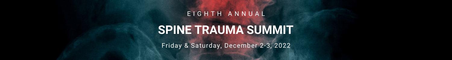 8th Annual Spine Trauma Symposium 2022 Banner